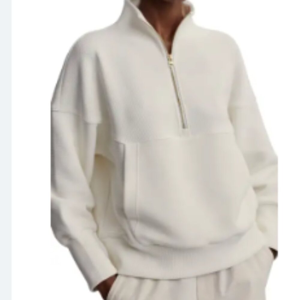 Varley Acadia Ottoman Knit Half Zip Pullover